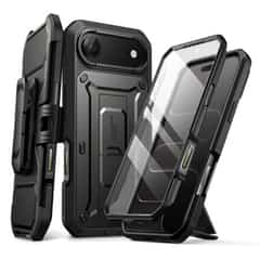 Supcase 360 Backcover met screen protector iPhone Air hoesje – Zwart