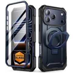 Supcase UB Grip Pro Case with Screen Protector and MagSafe for iPhone 17 Pro Max / 18 Pro Max – Blue