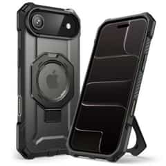 Supcase UB Grip Hülle, geeignet für iPhone Air mit MagSafe – Schwarz Transparent