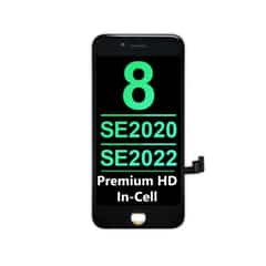 Premium+ LCD met Metalen schild – iPhone SE / 8 – Black