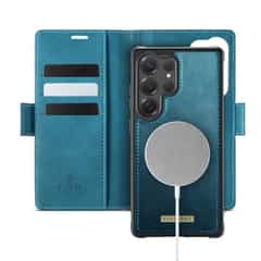 Solidenz 2-in-1 MagSafe Wallet Case for Samsung Galaxy S26 Ultra – Blue