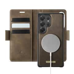 Solidenz 2-in-1 MagSafe Wallet Case voor Samsung Galaxy S26 Ultra – Bruin