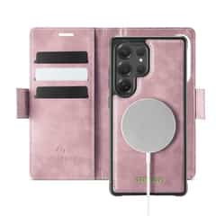 Solidenz 2-in-1 MagSafe Wallet Case for Samsung Galaxy S26 Ultra – Pink