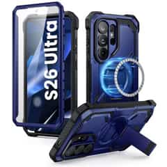 Armorbox Samsung Galaxy S26 Ultra case with screen protector – Blue
