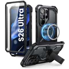 Armorbox Samsung Galaxy S26 Ultra case with screen protector – Black