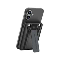 WiWU Powerbank 10000mAh – Type-C en Lightning kabel – Met kickstand – Digital display – Zwart