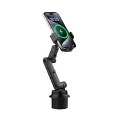 WiWU Telefoonhouder voor in de auto – Bekerhouder – Verstelbaar – Zwart