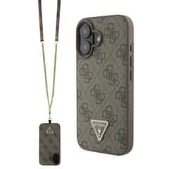 Guess Crossbody Strap iPhone 16 hoesje – Bruin