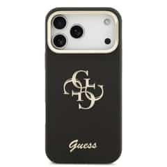 Guess 4G Logo Case with Camera Stand for iPhone 17 Pro Max / 18 Pro Max – Black