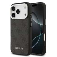Guess 4G MagSafe Hoesje iPhone 17 Pro – Zwart