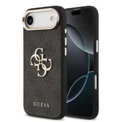 Guess 4G Metall-Logo iPhone Air Hülle – Grau