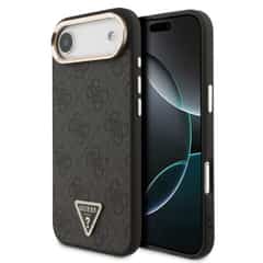 Guess 4G Triangle Logo iPhone Air Hülle mit MagSafe – Grau