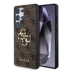 Guess Metal Logo Samsung Galaxy S25 Ultra case – Brown