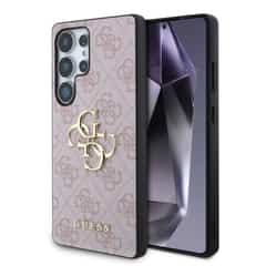 Guess Metal Logo Samsung Galaxy S25 Ultra case – Pink