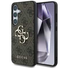 Guess Metal Logo Samsung Galaxy S25 Plus hoesje – Bruin