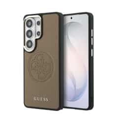 Guess PU Perforated 4G Logo Magnetic Case Samsung Galaxy S26 Ultra – Brown