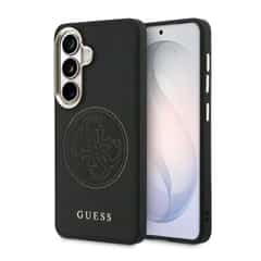 Guess PU Perforated 4G Logo Magnetic Case Samsung Galaxy S26 – Black