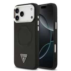 Guess Triangle Logo MagSafe Case for iPhone 17 Pro Max / iPhone 18 Pro Max – Black
