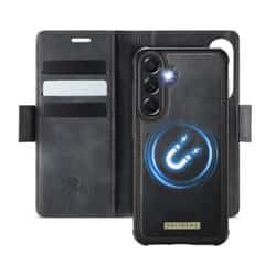 Solidenz 2-in-1 Magnetic Wallet Case for Samsung Galaxy A57 – Black