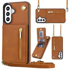 Solidenz Fashion Wallet case with drawstring Samsung Galaxy A57 – Brown