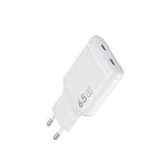 WiWU Essen Slim 65W Ultra-Compacte GaN Oplader USB-C – Wit