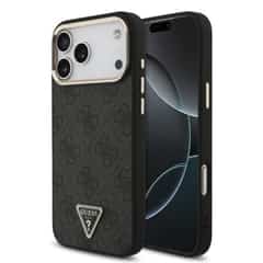 Guess 4G Triangle Logo iPhone 18 Pro Max / 17 Pro Max Case with MagSafe – Black