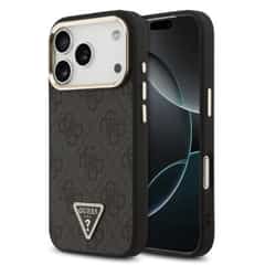Guess 4G Triangle Logo iPhone 18 Pro / 17 Pro Case with MagSafe – Black
