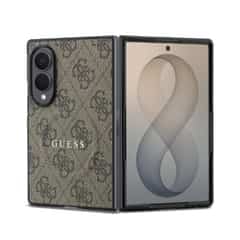 Guess PU Leather 4G Magnetic Case for Samsung Galaxy Z Fold 8 – Brown