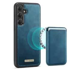 Solidenz Magnetic Wallet Back Cover for Samsung Galaxy A27 – Blue