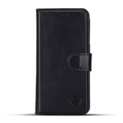 Solidenz Moda Book echt leren hoesje voor Samsung Galaxy A37 – Zwart