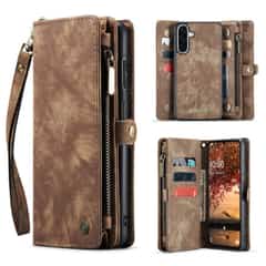 Solidenz Urban Wallet Case for Samsung Galaxy A27 – Brown
