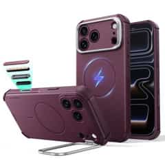 Esr Cyber Tough Kickstand MagSafe for iPhone 17 Pro Max/18 Pro Max – Dark Bordeaux Red