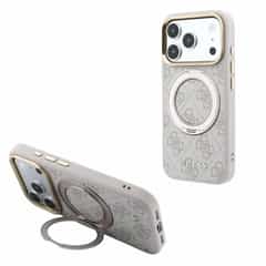 Guess 4G Ring Stand MagSafe Case for iPhone 18 Pro, Pink
