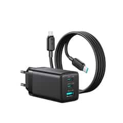 Joyroom 65W GaN Charger with 1.2 m USB-C Cable – Black