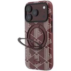 Lacoste case with MagSafe, ring stand, and camera protection for the iPhone 17 Pro and iPhone 18 Pro in red