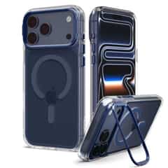 Spigen Ultra Hybrid Optik S MagSafe for iPhone 17 Pro Max/18 Pro Max – Clear/Dark Blue