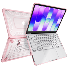 Turtle Shift Shield Hard Case Laptop Cover for MacBook Neo 13-inch 2026 A18 – Blush Pink
