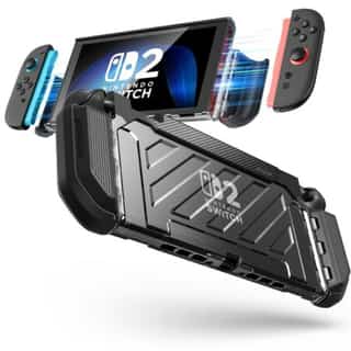 Supcase Unicorn Beetle PRO Case voor Nintendo Switch 2 – Dock‑vriendelijk – Zwart