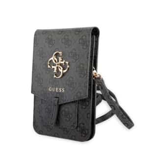 Guess PU 4G Metal Logo Universal Phone Case – Gray