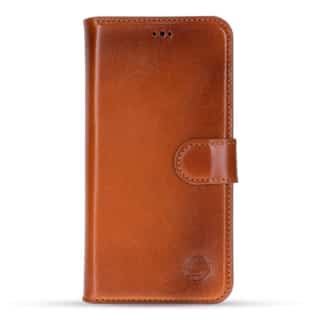 Solidenz Moda Book Samsung Galaxy S26 Plus genuine leather case – Brown