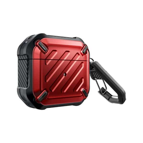 Supcase Unicorn Beetle Rugged Armor Schutzhülle für Apple AirPods 3 – Rot