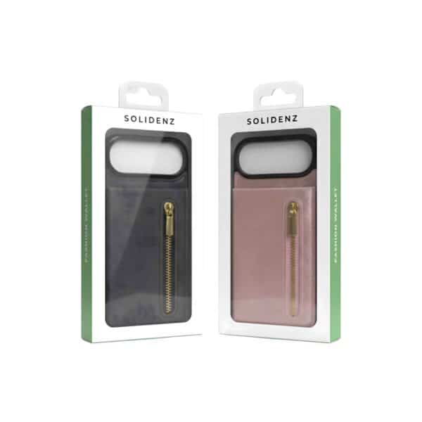 Solidenz Fashion Portemonnee hoesje met koord Samsung Galaxy S25 Edge - Groen – verpakkingsfoto