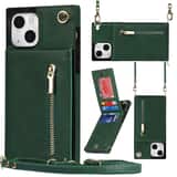 Variation Solidenz Fashion Wallet met koord iPhone 15 Plus – Groen