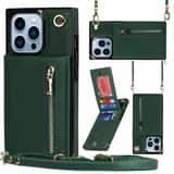 Variation Solidenz Fashion Wallet met koord iPhone 14 Pro Max – Groen