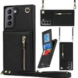 Variation Solidenz Fashion Wallet met koord Samsung S23 – Zwart
