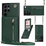 Variation Solidenz Fashion Wallet met koord Samsung S22 Ultra – Groen
