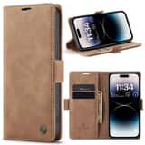 Variation Solidenz Urban Book iPhone 14 Pro hoesje – Bruin