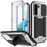 Variation Stofdicht metalen hoes Samsung Galaxy S22 Plus – Zilver