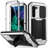Variation Stofdicht metalen hoes Samsung Galaxy S23 Plus – Zilver