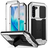 Variation Stofdicht metalen hoes Samsung Galaxy S23 – Zilver